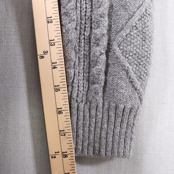 Torrid Cable Knit Sweater Dress Womens 2X Gray Long Sleeve Cozy Knit - Picture 9 of 10
